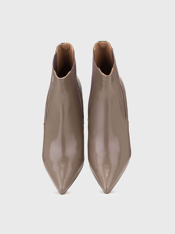 Leather heeled boots - 6