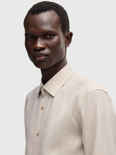 H-HANK shirt in beige - 5