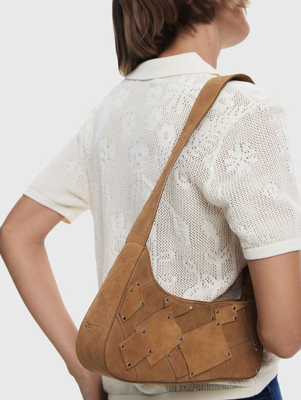 Suede bag with studs - 2