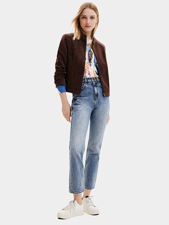 LAS VEGAS black suede-effect jacket - 2