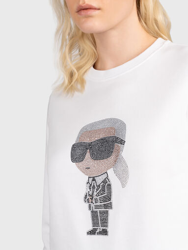 IKONIK 2.0 KARL sweatshirt with applied rhinestones - 5