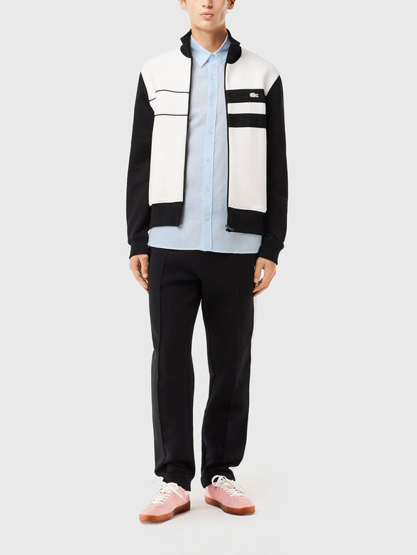 Navy blue linen shirt​ - 2