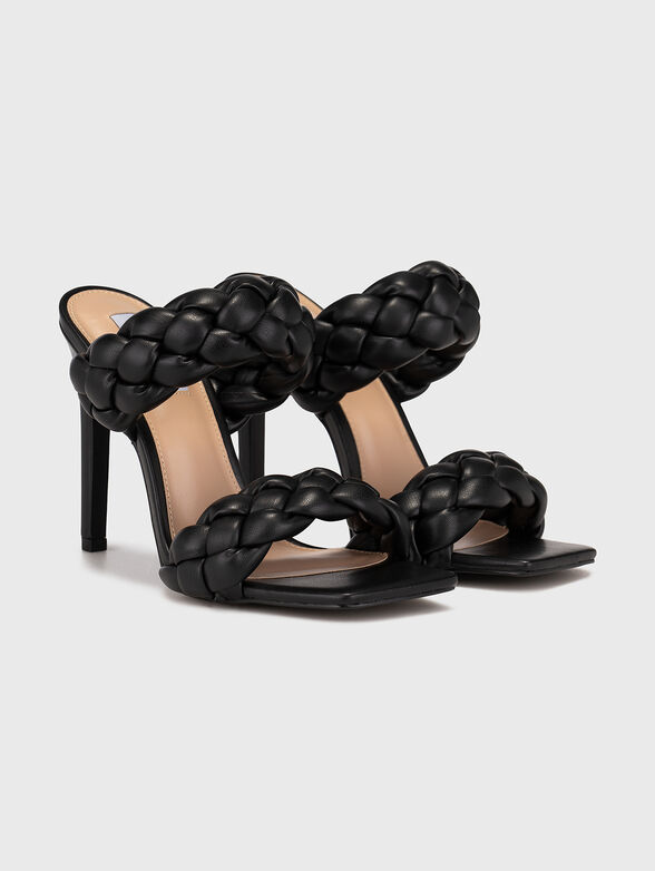 KENLEY beige heeled sandals - 2