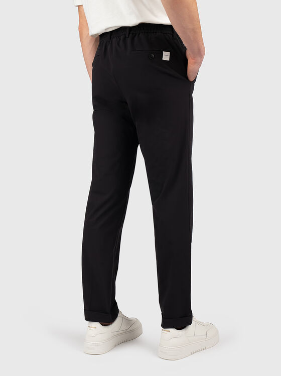 Black pants with laces - 2