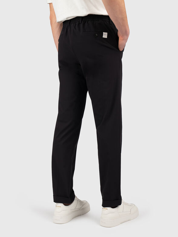 Black pants with laces - 2