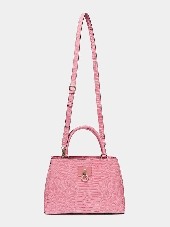 CARABEL Crocodile print satchel - 4