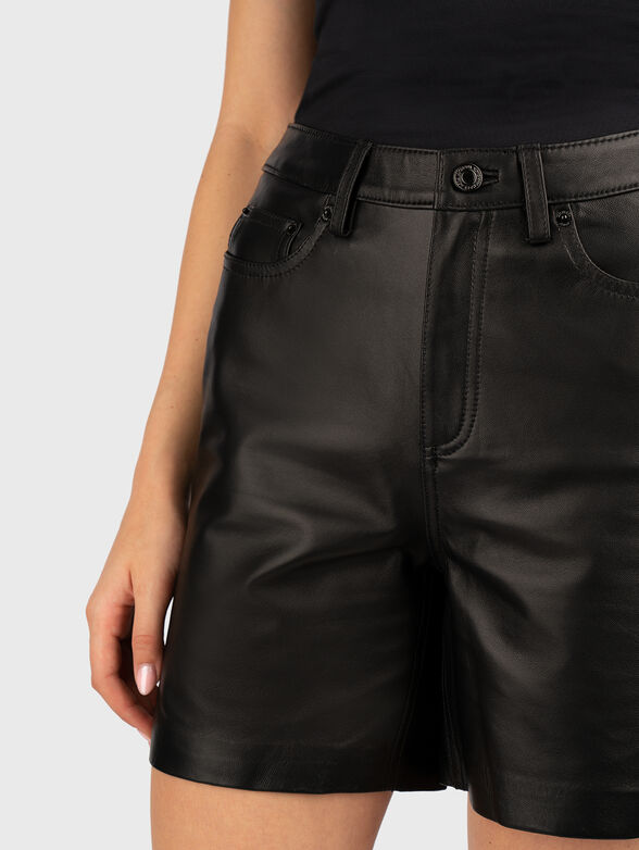 Leather shorts - 3