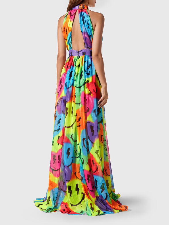 Multicolour chiffon dress - 2