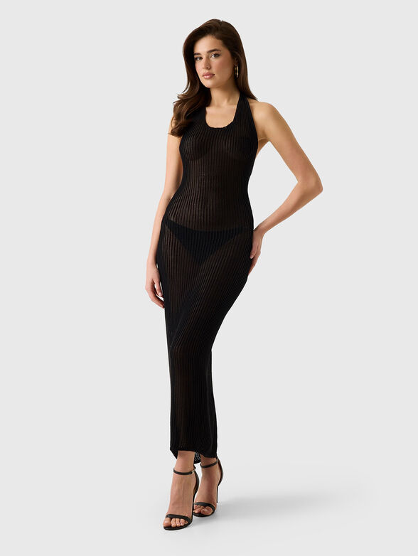 Beach dress with accent back - 1