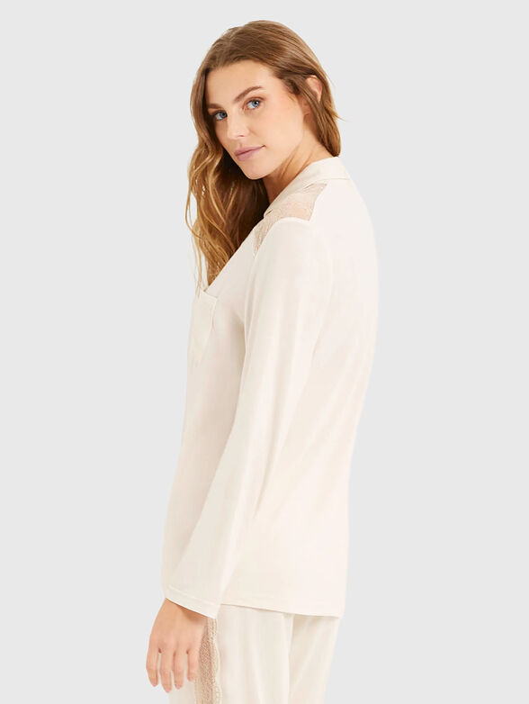 MODAL-LACE pajama top - 2