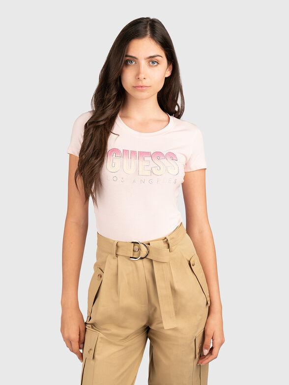Slim T-shirt with logo - 1