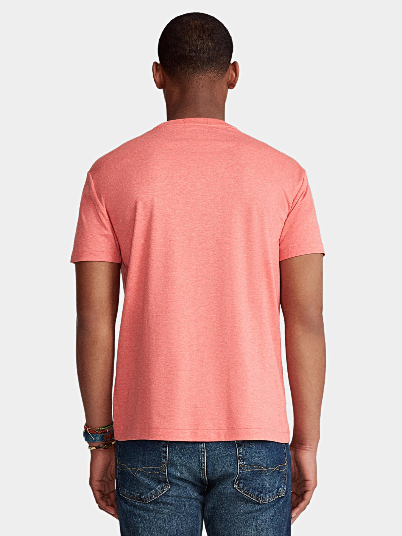 Tシャツ・カットソー Ralph Lauren SLIM FIT SPORT SHIRT (710 929345 009 PINE) Green T-shirt with embroidered logo brand POLO RALPH LAUREN