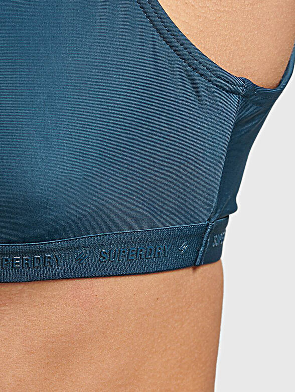 Bikini top with accent logo - 5