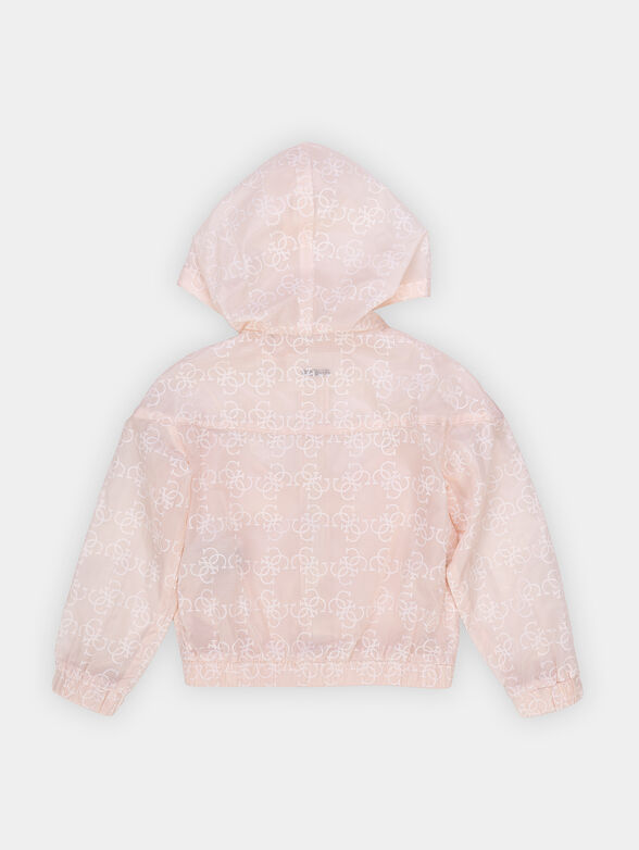 Jacket with hood and 4G logo print - 2