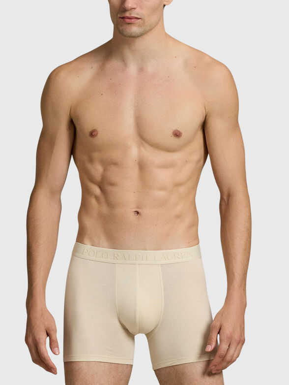 Set of three pairs of cotton-blend boxer shorts - 5