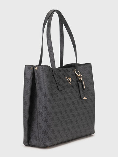 Large bag with monogram print  - 3