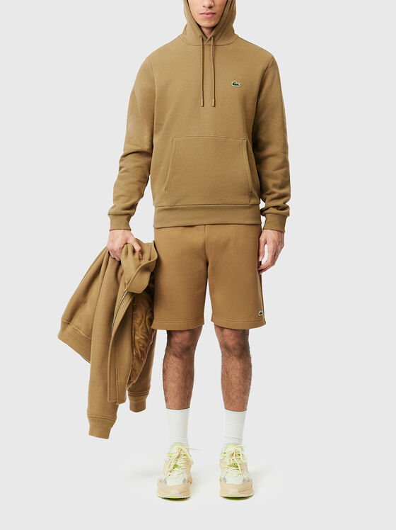 Hooded sweatshirt with logo accent - 2