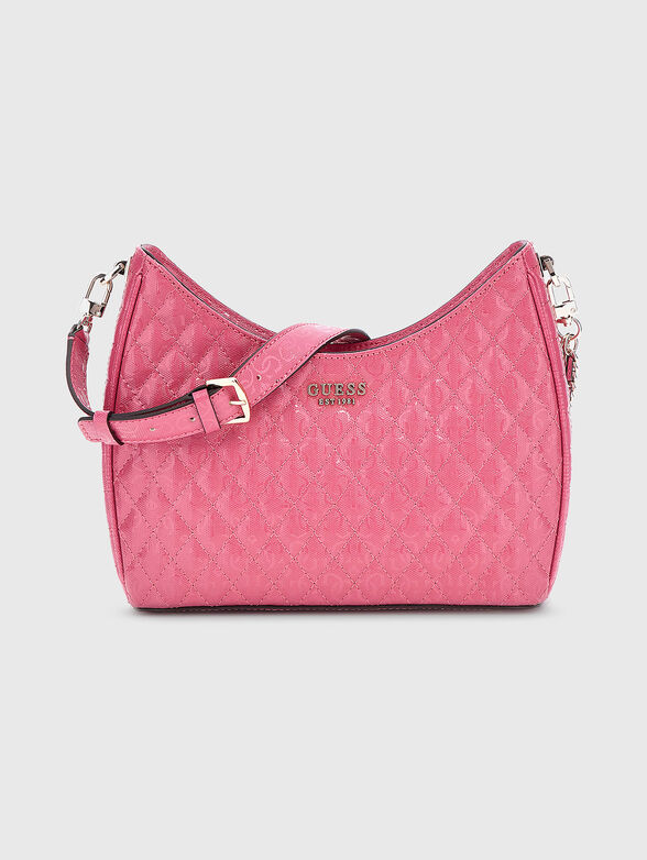 YARMILLA beige hobo bag with quilted effect - 1