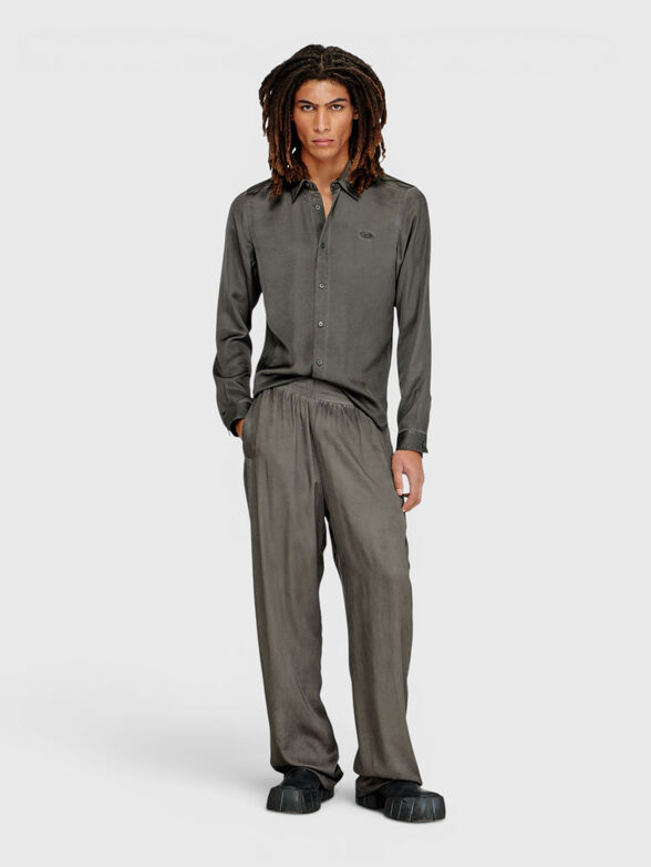 Long-sleeve viscose shirt - 2
