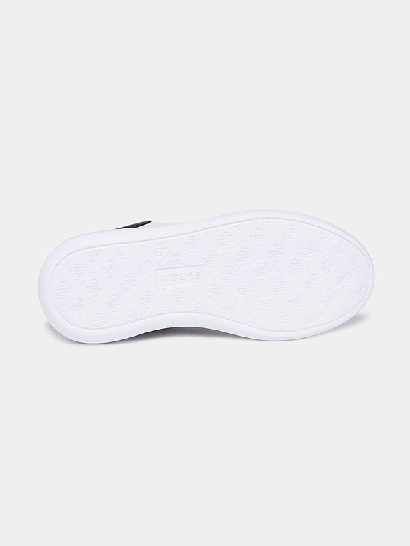 BRADLY White sneakers with contrasting heel - 6