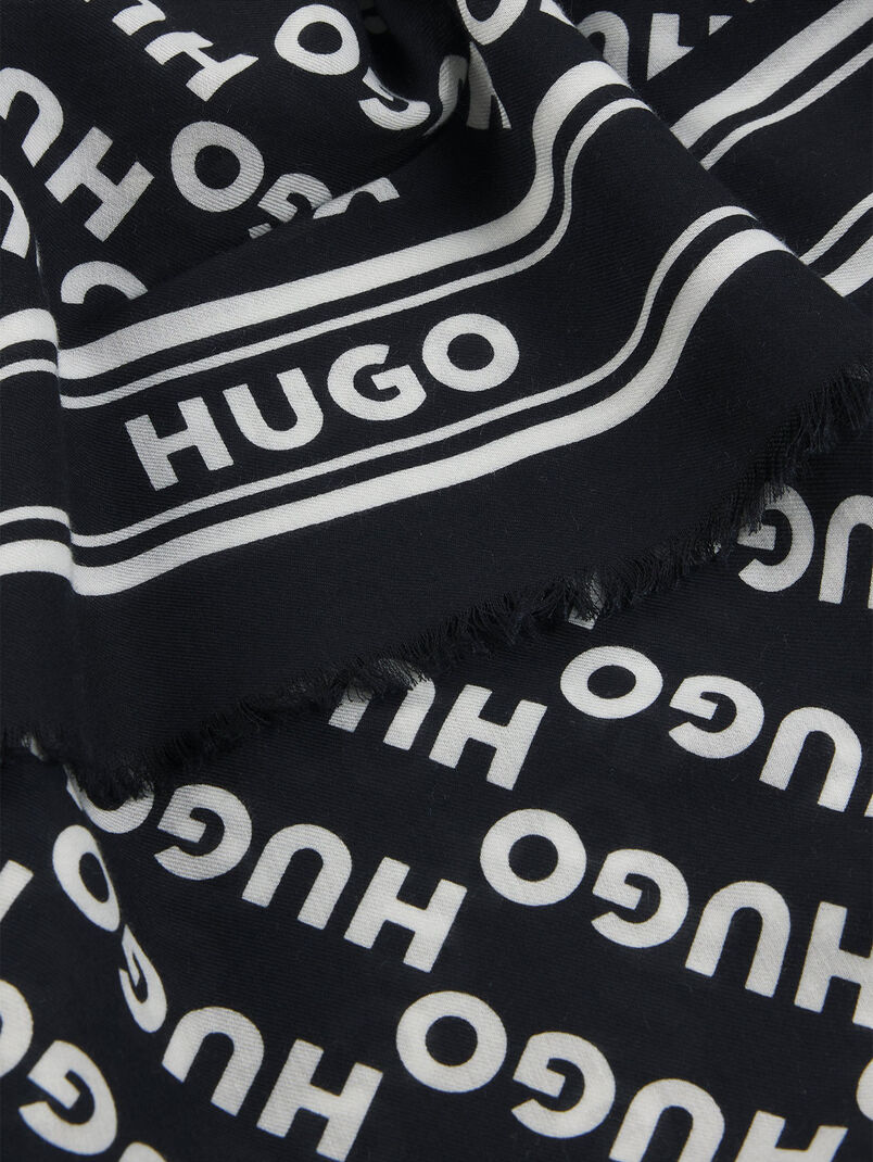 ALYCIA scarf with monogram logo print - 3