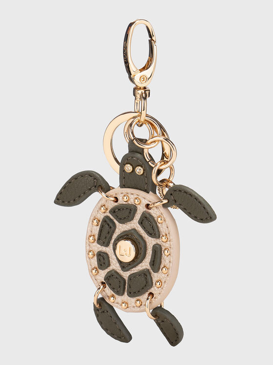 Keychain with gold details and logo - 1