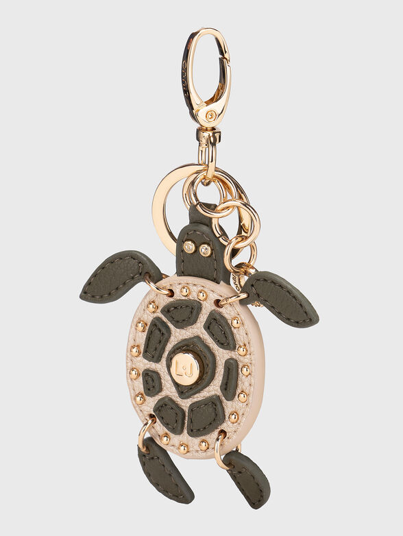 Keychain with gold details and logo - 1