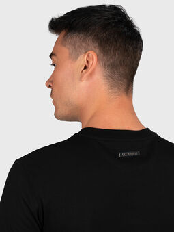 Round neck T-shirt with logo print - 5