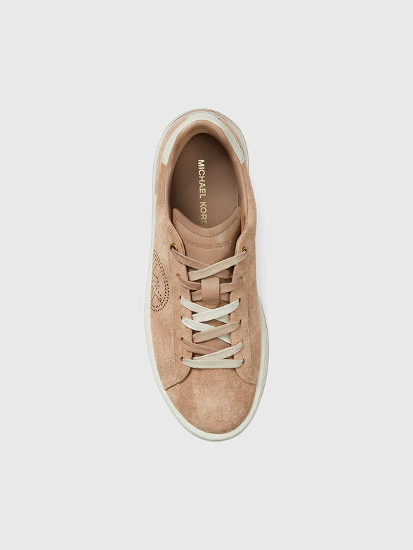 DOTTIE suede platform sneakers - 6