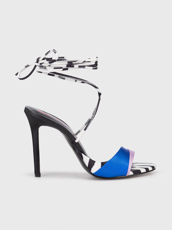 FONDO TAHLIA heeled sandals with contrast design - 1