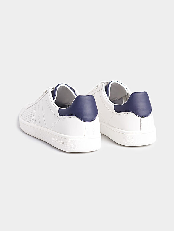White sneakers with perforation - 4