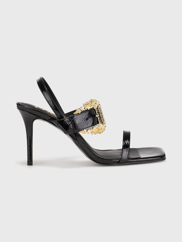 EMILY black heeled sandals - 1