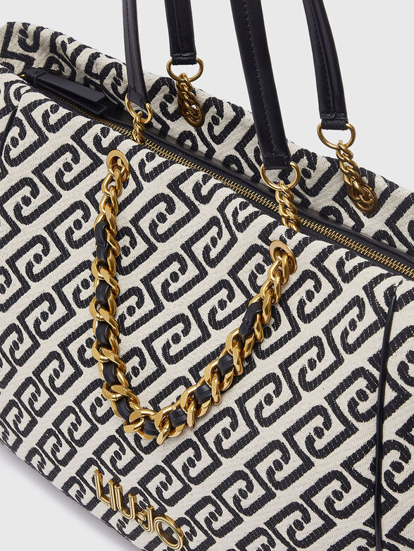 Large jacquard bag - 3