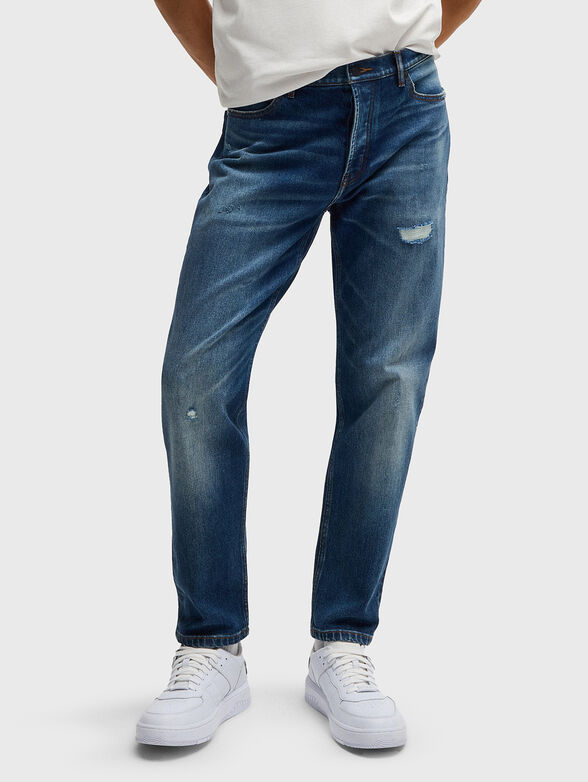 Slim jeans with washed effect - 1