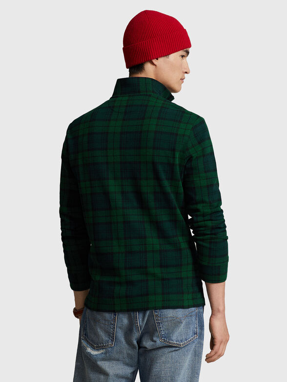 Sweater with checked print  - 3