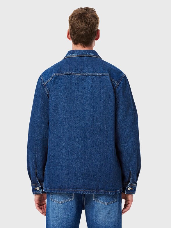 Denim shirt with logo - 3