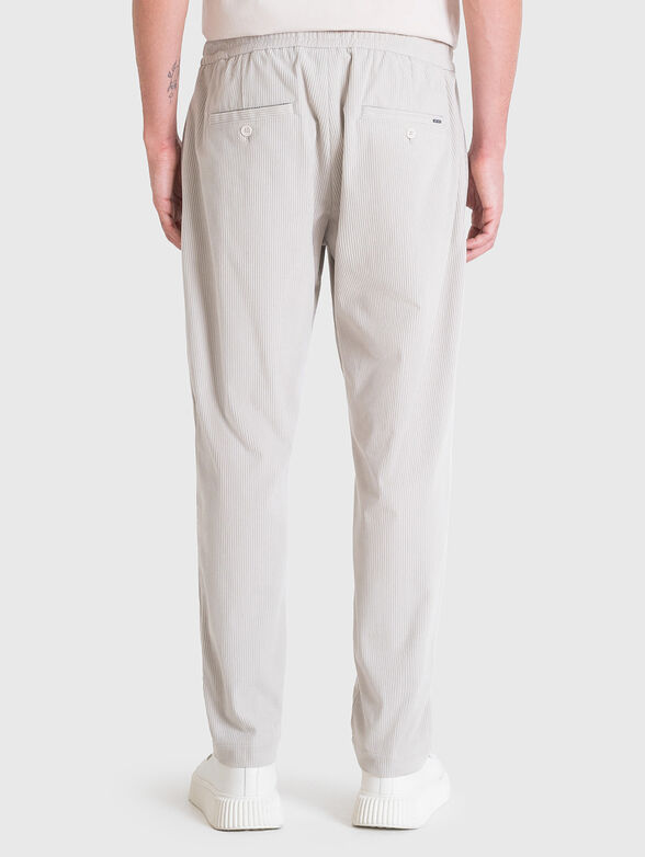 Corduroy trousers with elasticated waist - 2