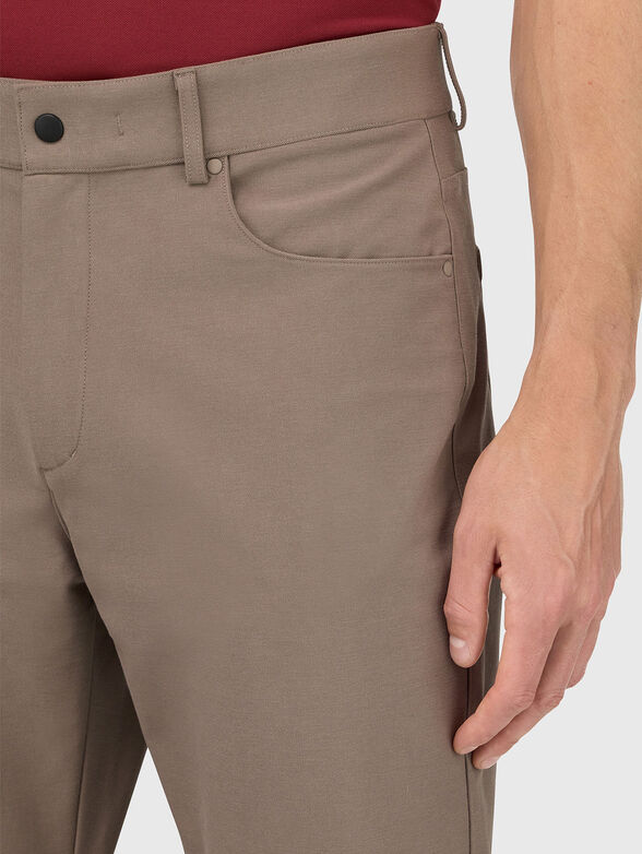 Pants with logo patch - 3