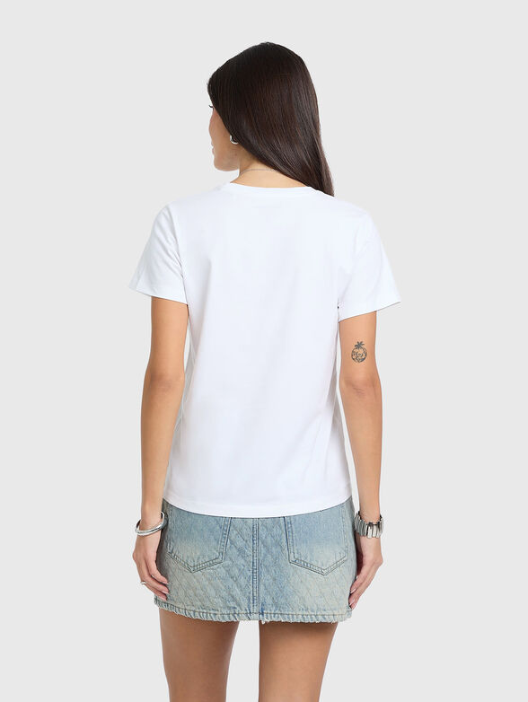 White T-shirt with embroidery - 2
