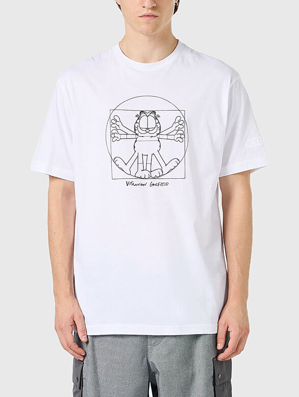 T-shirt with contrasting print - 1