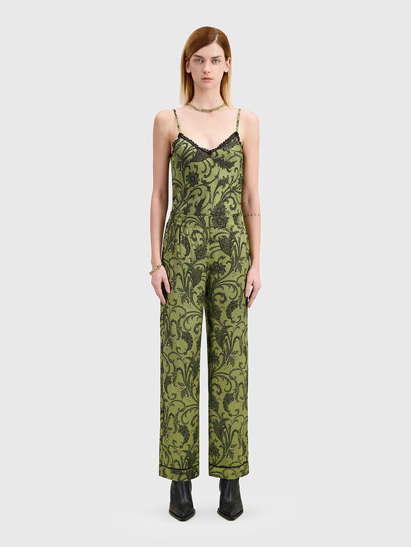 SEUL straight leg trousers from viscose  - 6