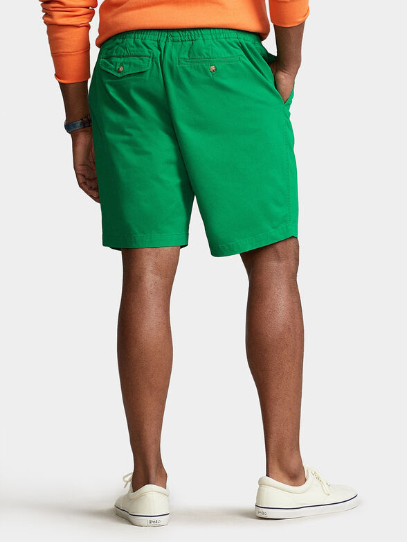 Green shorts with ties - 2