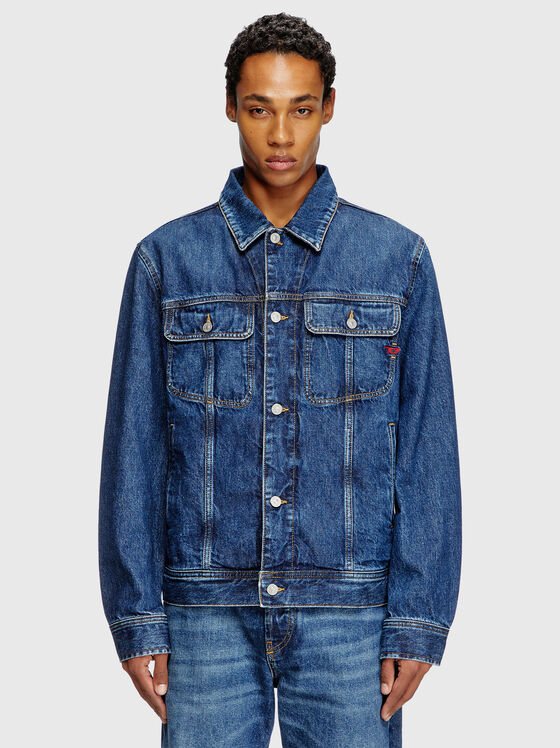 Дънково яке D-BARCY с лого бродерия  - 1