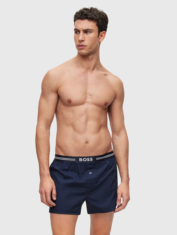 Set of three cotton boxers - 4