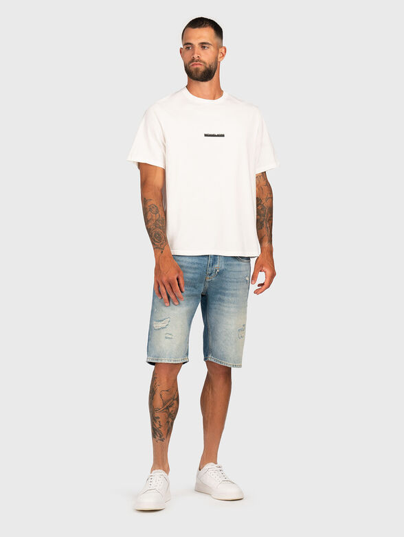 Cotton T-shirt with logo - 2