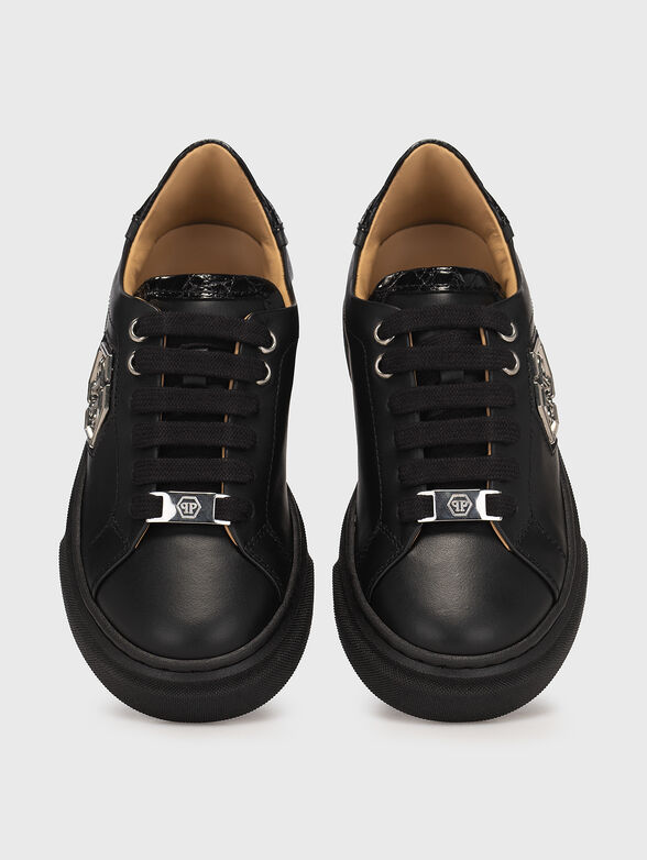 HEXAGON leather sports shoes - 6