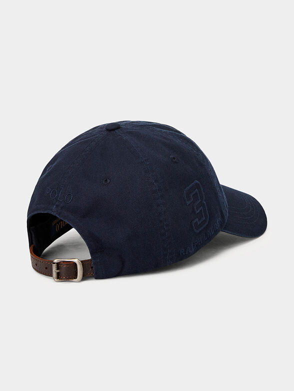 Blue hat with visor - 2