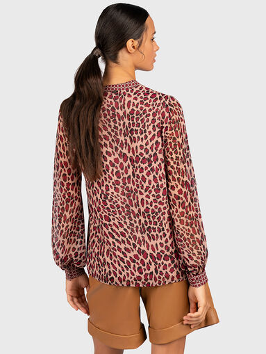 Blouse with animal print - 4