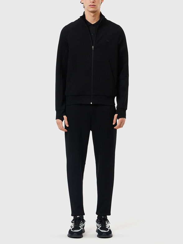 Cotton sweatshirt with zip - 2