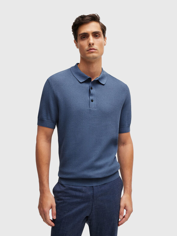 Polo shirt H-DAREMO in blue - 1